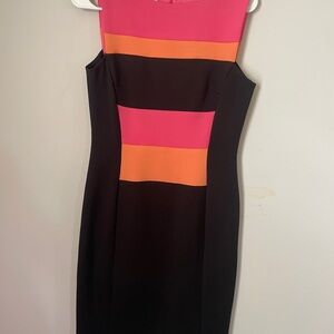 Maggy London Pink Sleeveless Sheath Mini Dress